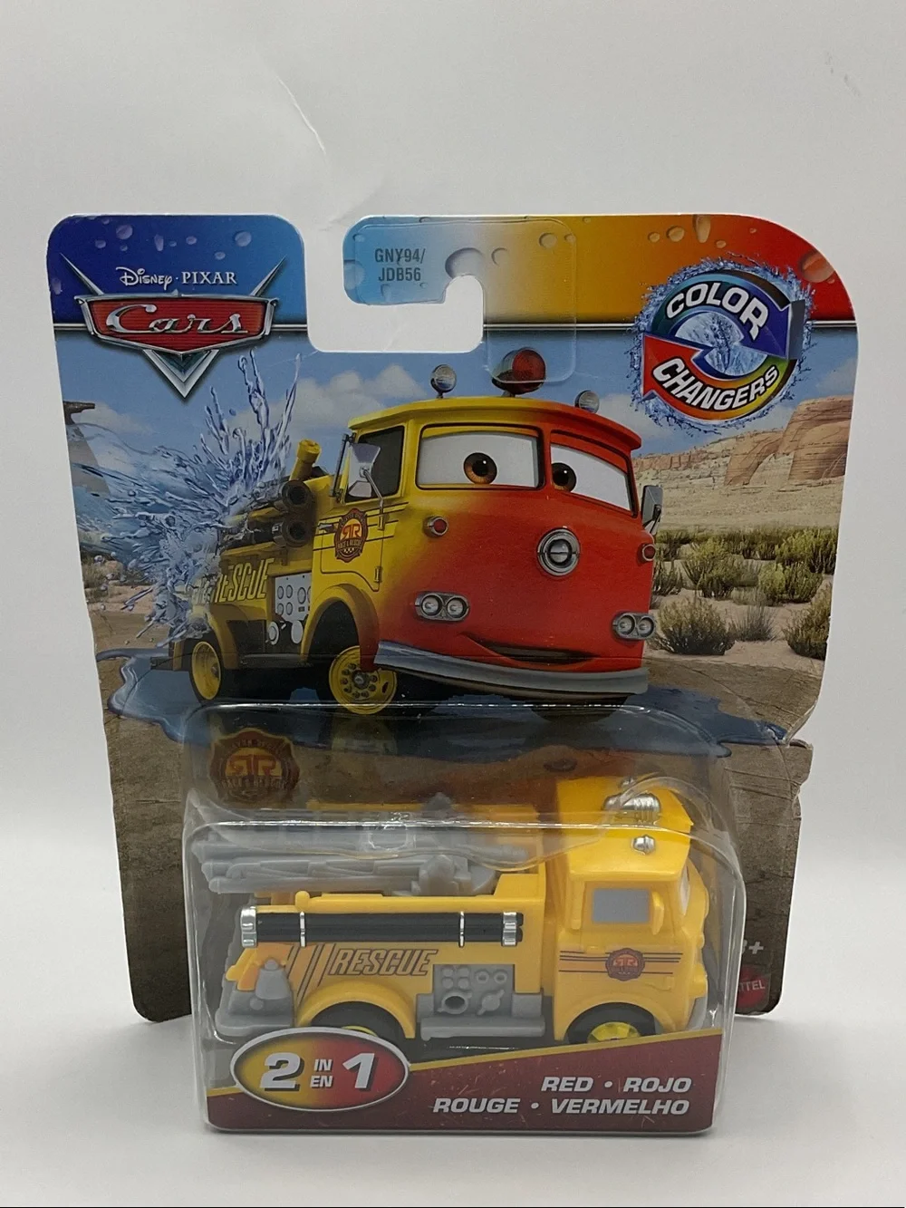 Cars Color Changers Rescue Truck - Yellow/Red